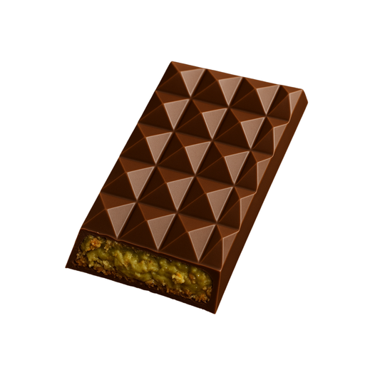 MILK CHOCOLATE PISTACHIO BAR